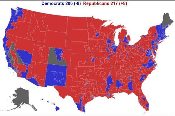 درباره این مقاله بیشتر بخوانید 🔻یک کرسی فاصله جمهوری‌خواهان تا دستیابی به اکثریت مجلس نمایندگان آمریکا