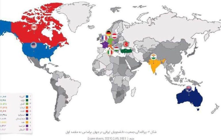 درباره این مقاله بیشتر بخوانید 🔻۱۰ مقصد اول دانشجویان ایرانی کدامند؟