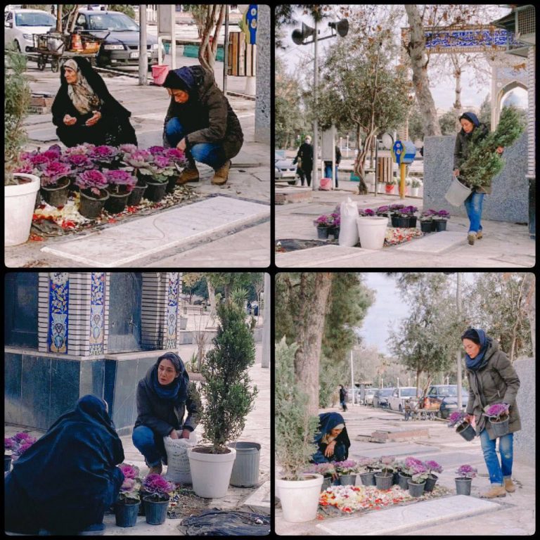 درباره این مقاله بیشتر بخوانید هدیه تهرانی در آرامستان «امامزاده عبدالله»گرگان و گلباران مزار آیدا رستمی، پزشکی که در جریان خیزش سراسری کشته شد.