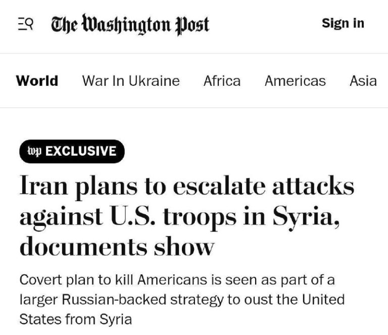 درباره این مقاله بیشتر بخوانید 🔵واشنگتن پست : ایران برای حملات جدید علیه آمریکا در سوریه آماده می شود