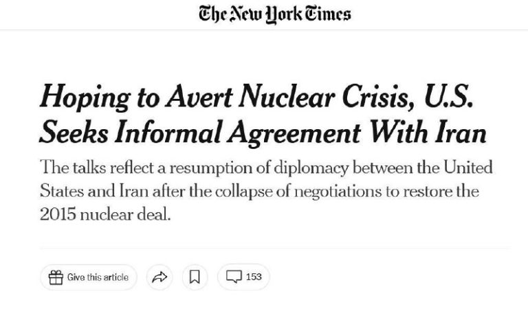 درباره این مقاله بیشتر بخوانید نیویورک تایمز خبر داد توافق احتمالی ایران و آمریکا: آزادی زندانیان