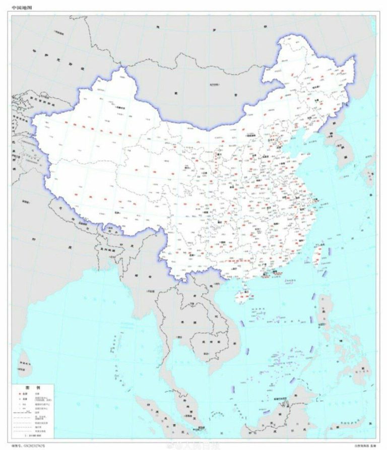درباره این مقاله بیشتر بخوانید چین نقشه رسمی جدید خود را منتشر کرد. این نقشه سرزمین های متعلق به کشورهای دیگر را نیز شامل می شود که خشم هند، مالزی و فیلیپین را برانگیخت