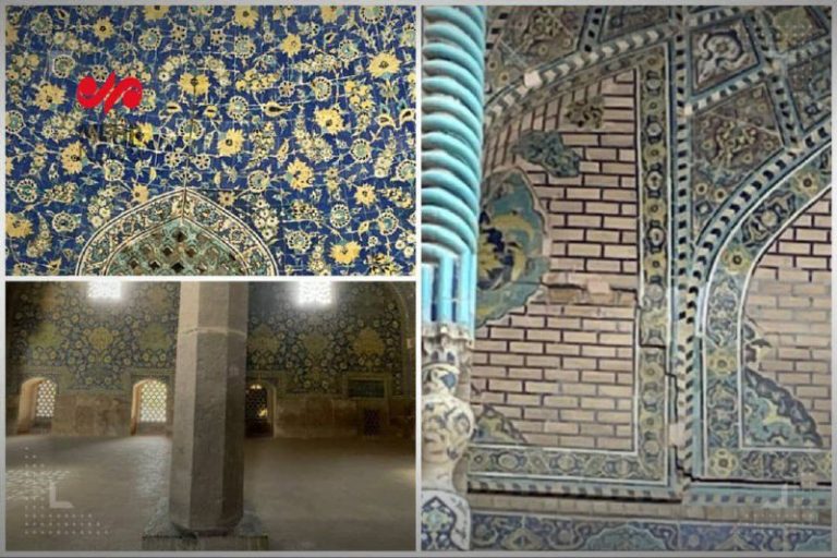 درباره این مقاله بیشتر بخوانید 📍ترک بر گنبد و ستون‌های مسجد جامع اصفهان