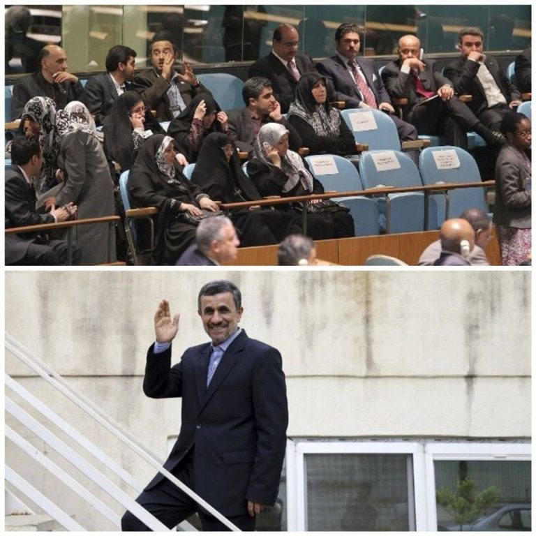 درباره این مقاله بیشتر بخوانید 🔺زنان همراه با محمود احمدی‌نژاد در آمریکا چه کسانی بودند؟ / برای ۱۶۰ نفر درخواست ویزا شد!