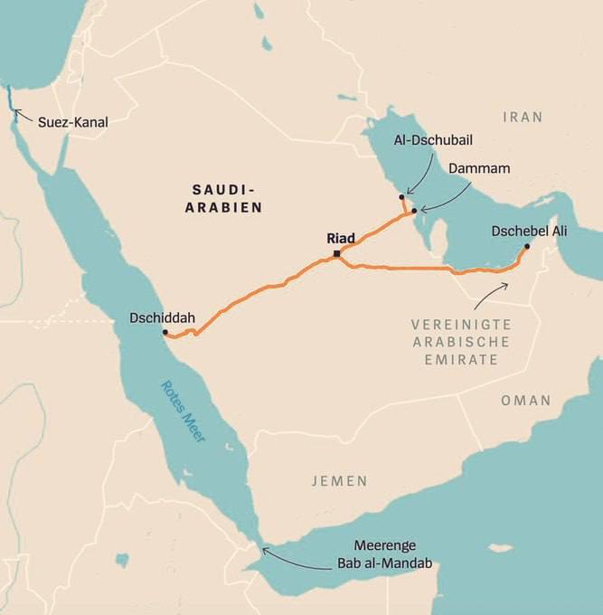 درباره این مقاله بیشتر بخوانید ایجاد کریدور زمینی امارات-عربستان برای دور زدن تنگه باب‌المندب