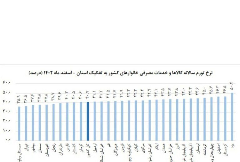 درباره این مقاله بیشتر بخوانید 📌سال 1402 با تورم 41 درصدی گذشت