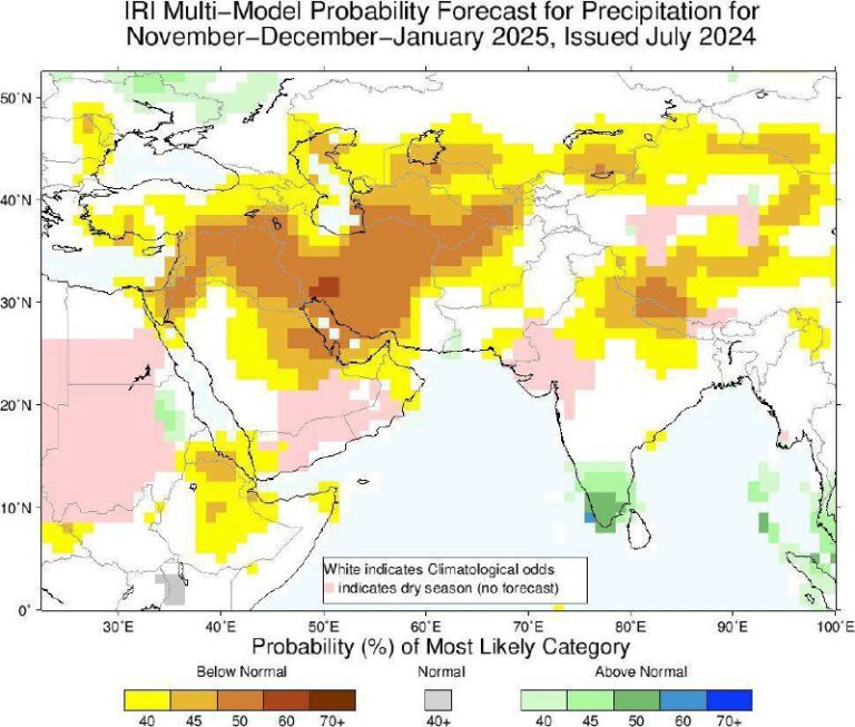 درباره این مقاله بیشتر بخوانید 📢 طبق پیش‌بینی CCS پاییز 1403 ⁧ خشکسالی ⁩سنگینی در انتظار ایران است