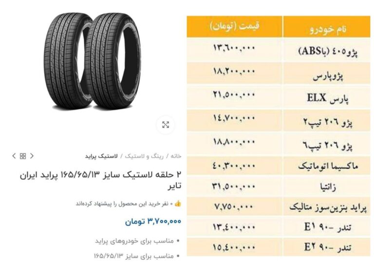 درباره این مقاله بیشتر بخوانید ‏بخاطر حکومت آخوندها سال ۹۰ پراید ۷ میلیون تومن بود الان با ۷ میلیون تومن فقط میتونی ۴ تا لاستیک‌اش رو بخری!