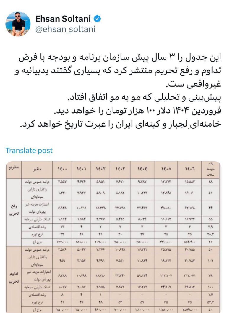 درباره این مقاله بیشتر بخوانید 🔴 خامنه‌ایِ لجباز و کینه‌ای ایران را عبرت تاریخ خواهد کرد.