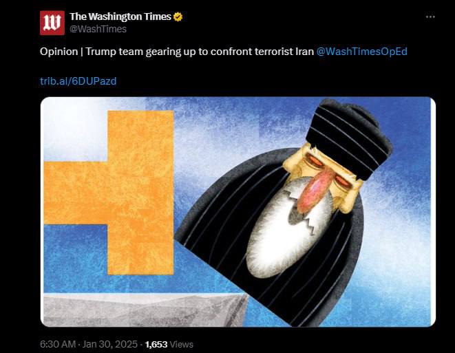 درباره این مقاله بیشتر بخوانید 🟣واشنگتن تایمز: