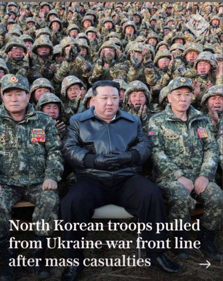 درباره این مقاله بیشتر بخوانید عقب نشینی نیروهای کره شمالی از جنگ اوکراین