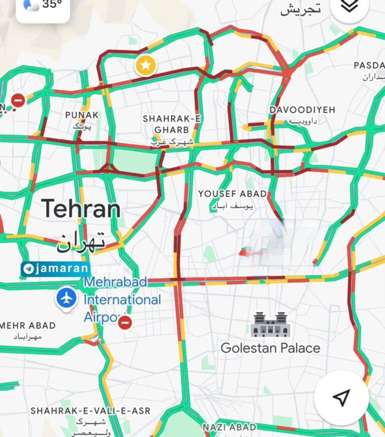 درباره این مقاله بیشتر بخوانید شب عجیب تهران؛ قطعی برق در برخی مناطق، از کار افتادن چراغ‌های راهنمایی و ایجاد ترافیک شدید!
