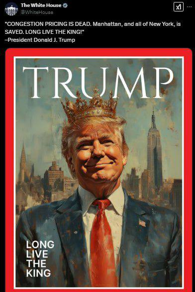 درباره این مقاله بیشتر بخوانید 🔴کاخ سفید:اعلیحضرت دانلد اوّل!