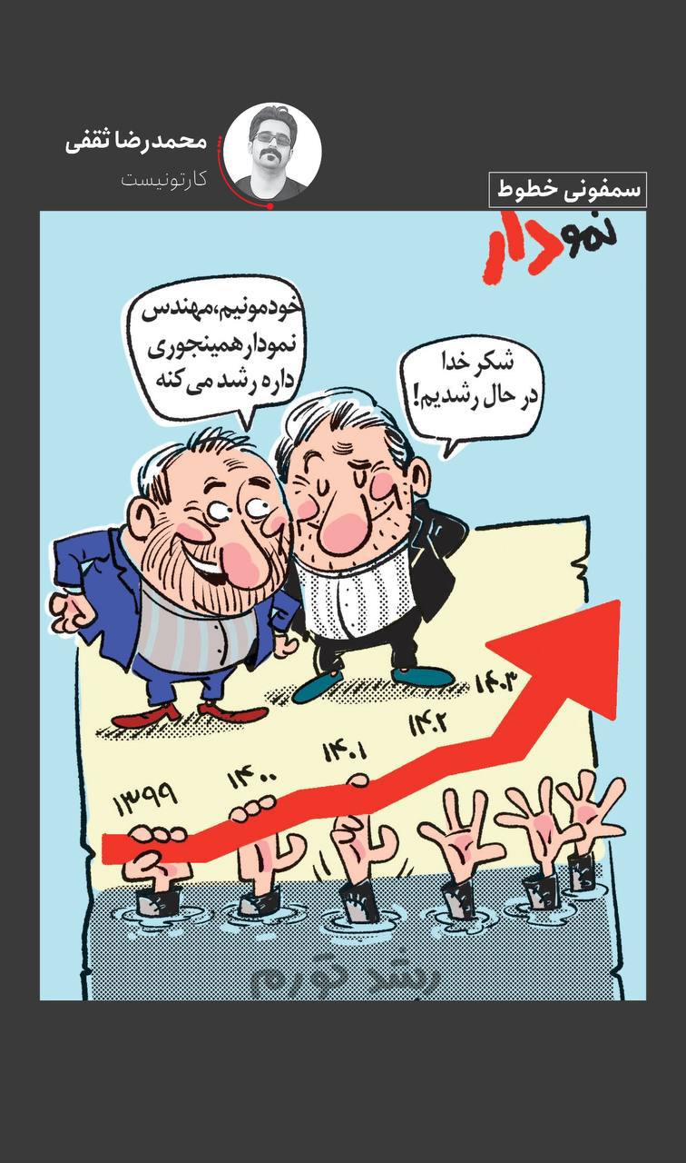درباره این مقاله بیشتر بخوانید 🔴رشد تورم/کاریکاتور محمدرضا ثقفی