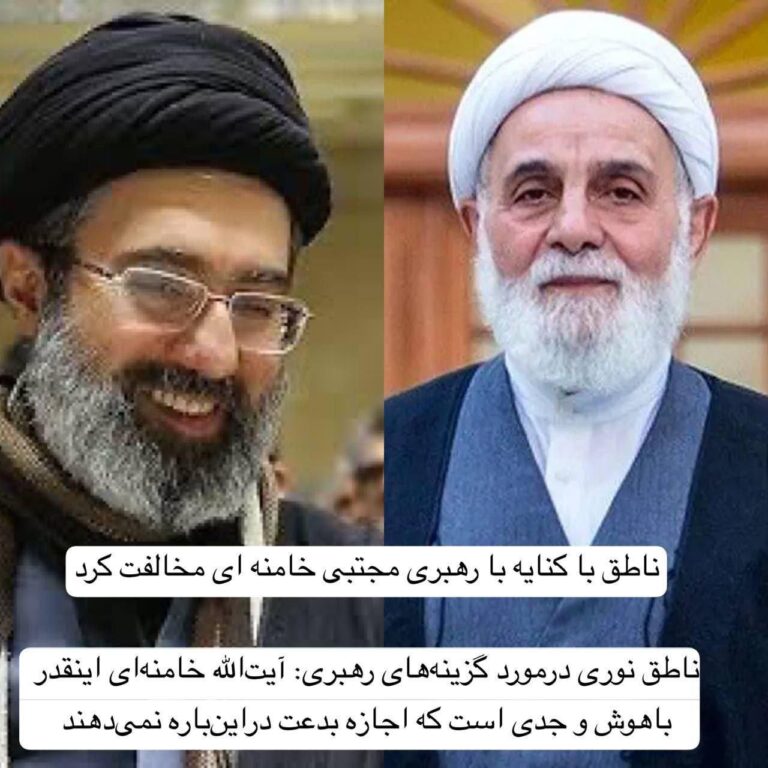 درباره این مقاله بیشتر بخوانید ناطق با کنایه با رهبری مجتبی خامنه‌ای مخالفت کرد.