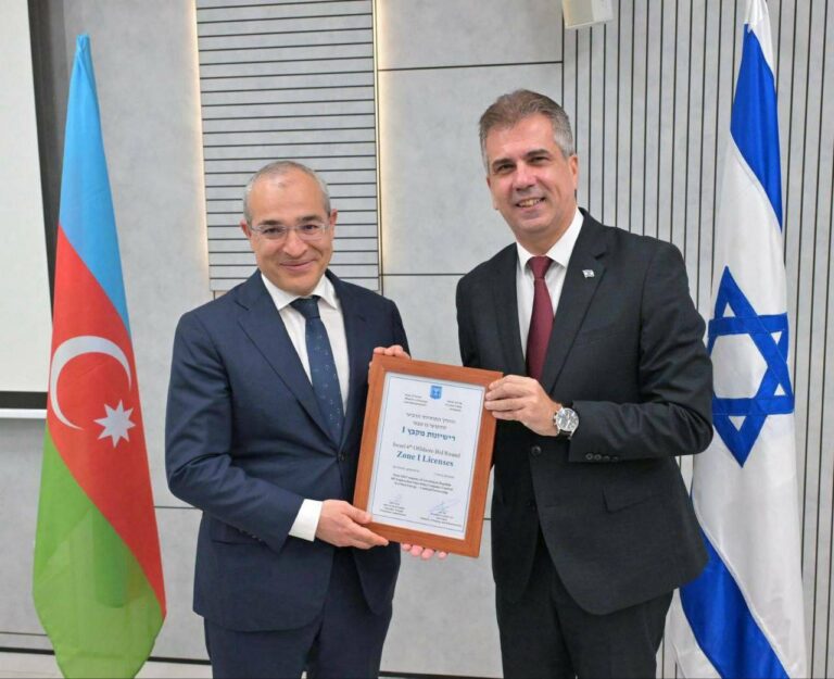 درباره این مقاله بیشتر بخوانید 🔴اسرائیل قرارداد مجوز اکتشاف گاز با آذربایجان امضا کرد.