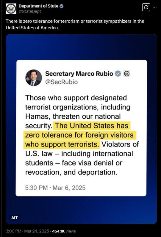 درباره این مقاله بیشتر بخوانید 🟣وزیر خارجه آمریکا: