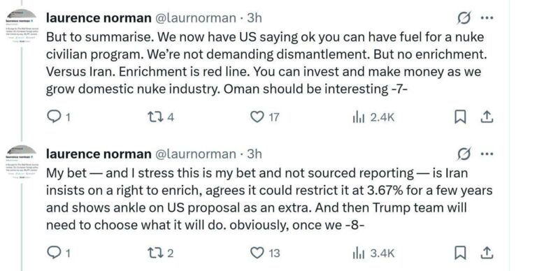 درباره این مقاله بیشتر بخوانید لارنس نورمن خبرنگار وال استریت ژورنال: