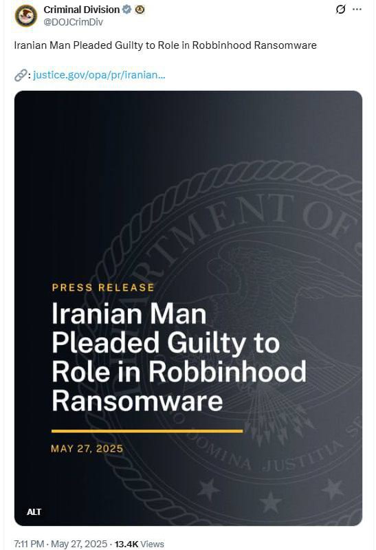 درباره این مقاله بیشتر بخوانید اتهام سنگین علیه یک ایرانی در آمریکا