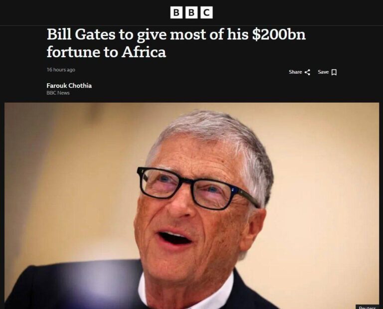 درباره این مقاله بیشتر بخوانید بیانیه بیل گیتس در مورد اهدای ثروت.