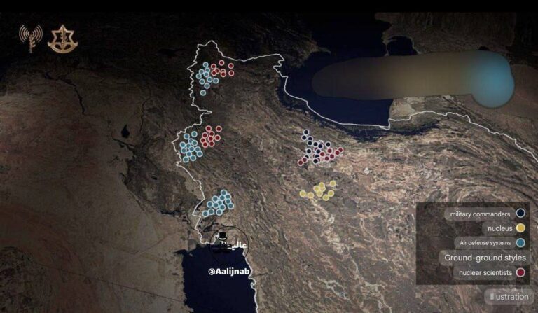 درباره این مقاله بیشتر بخوانید 🔴 ارتش اسرائیل یک نقشه اینفوگرافیک از اهداف خود در ایران از زمان آغاز جنگ منتشر کرد