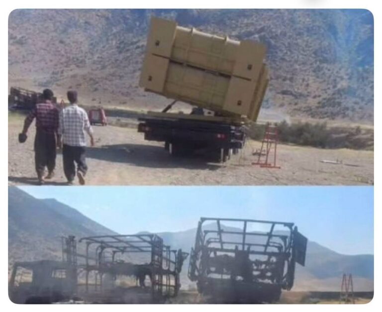 درباره این مقاله بیشتر بخوانید 🔻تصاویر قبل و بعد از حمله‌ دقیق اسرائیل به لانچر موشکی متحرک در ایران