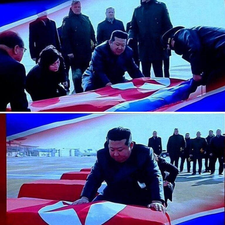 درباره این مقاله بیشتر بخوانید 🔴کیم جونگ اون، رهبر کره شمالی، اجساد سربازانی را که در نبرد در منطقه کورسک روسیه  کشته شده بودند را در فرودگاه پیونگ یانگ تحویل گرفت.