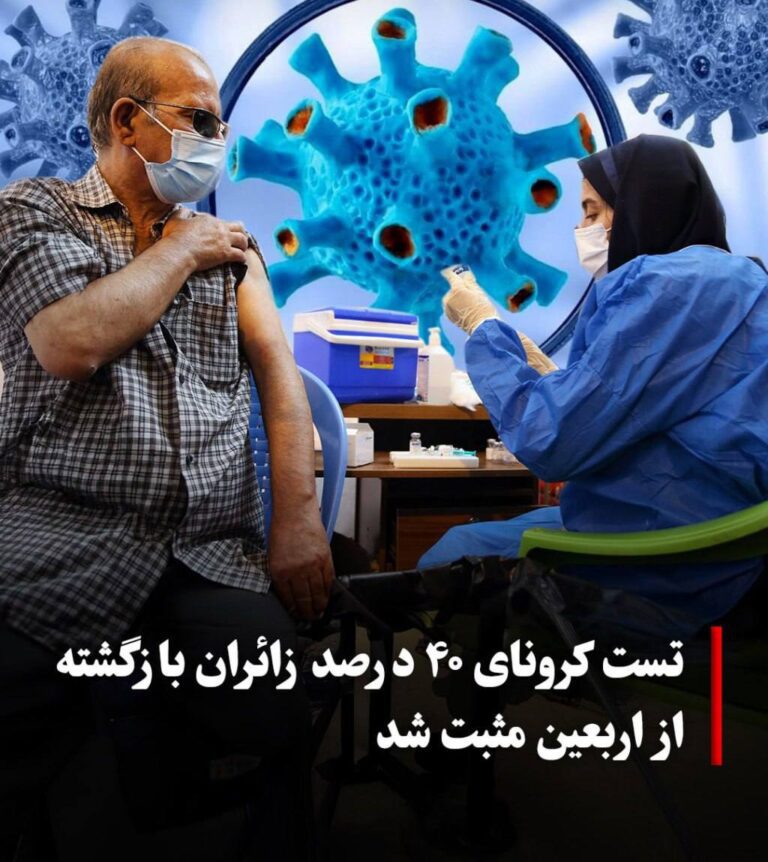 درباره این مقاله بیشتر بخوانید 🔴 دکتر مسعود شریفی، معاون فنی مرکز بهداشت یزد، در گفتگو با ایرنا اعلام کرد که از میان زائرانی که از طریق هوایی به استان یزد بازگشته و نشانه‌های آنفلوانزا داشتند، حدود ۴۰ درصد تست کرونای آنان مثبت بوده است.