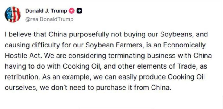 درباره این مقاله بیشتر بخوانید 🔴 ترامپ در Truth Social نوشت: