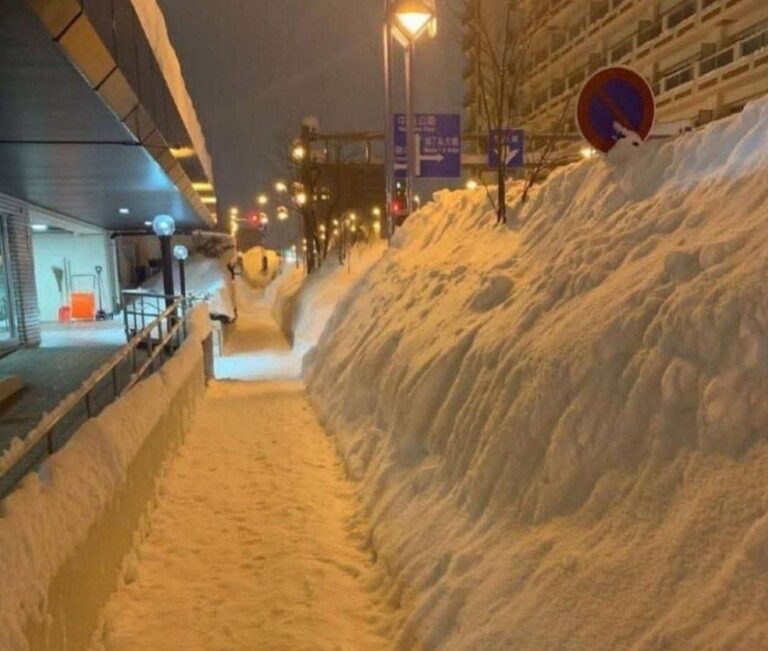 درباره این مقاله بیشتر بخوانید در حالیکه ما در حسرت یک قطره بارونیم؛ توی ژاپن بیشتر از ۳ متر برف باریده!