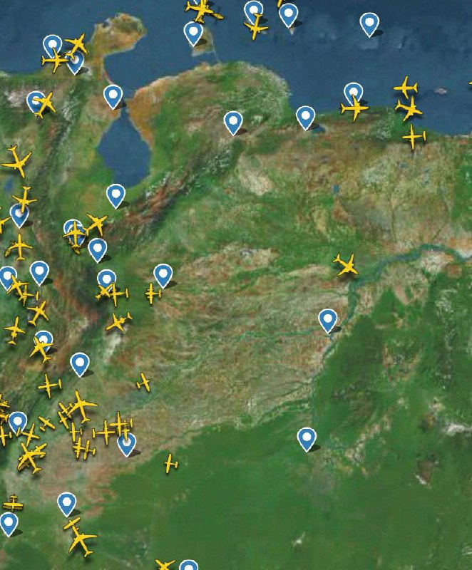 درباره این مقاله بیشتر بخوانید 🔴 وضعیت آسمان ونزوئلا پس از آنکه ترامپ آسمان این کشور را بسته اعلام کرد.